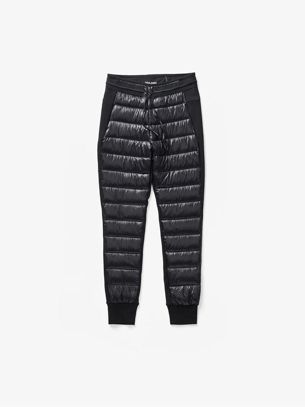 Holden Women’s Hybrid Black Quilted Puffer Jogger Pants
